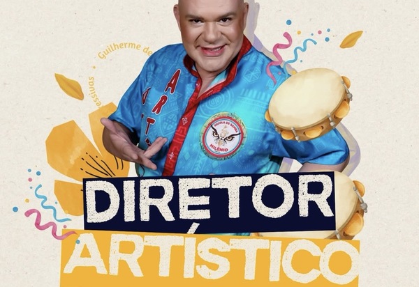 Guilherme de Almeida segue como Diretor Artístico da Estrela do Terceiro Milênio para o Carnaval 2026