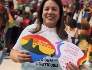 Sharlene Rosa leva mensagem de respeito, acolhimento e direitos humanos ao ensaio da Grande Rio