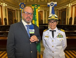 Comandante Andréa de Fátima destaca papel essencial da Marinha Mercante e anuncia capacitação profissional