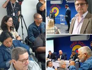 A ponte não caiu e o CREA/RJ, reune políticos de oposição ao prefeito de Niterói