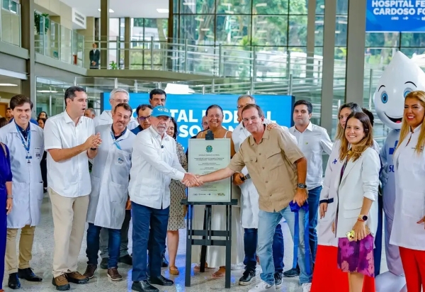 Lula inaugura pronto-socorro do Hospital Federal Cardoso Fontes no Rio