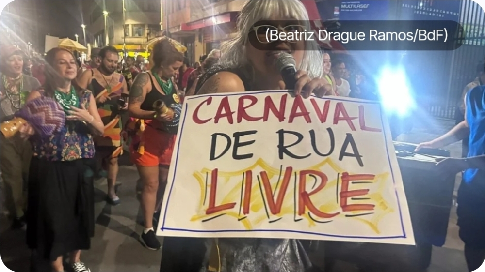 Arrastão dos Blocos denuncia ataques do governo Nunes contra o carnaval de rua em SP