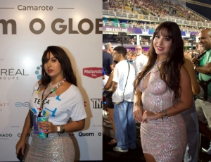 Campeã de viral, Luiza Luh aproveita folia no Camarote Quem O Globo no Carnaval 2026