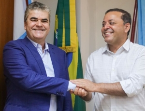 Washington Reis inicia articulações políticas com visita a Rodrigo Neves
