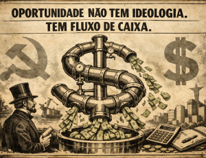 OPORTUNIDADE NÃO TEM IDEOLOGIA. TEM FLUXO DE CAIXA.