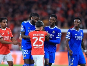 UEFA suspende Prestianni por racismo contra Vini Jr.