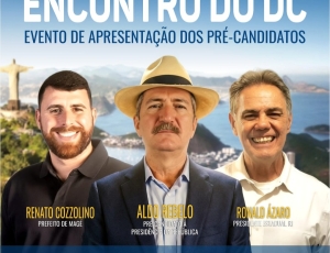 Aldo Rebelo desembarca no Rio para fortalecer Democracia Cristã rumo às eleições de 2026