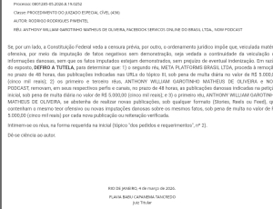 Rodrigo Pimentel vence Garotinho na Justiça e obtém liminar com multa de R$ 5 mil por dia