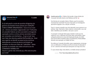 Eduardo Paes critica Cláudio Castro e questiona operação após prisão de vereador do PSD