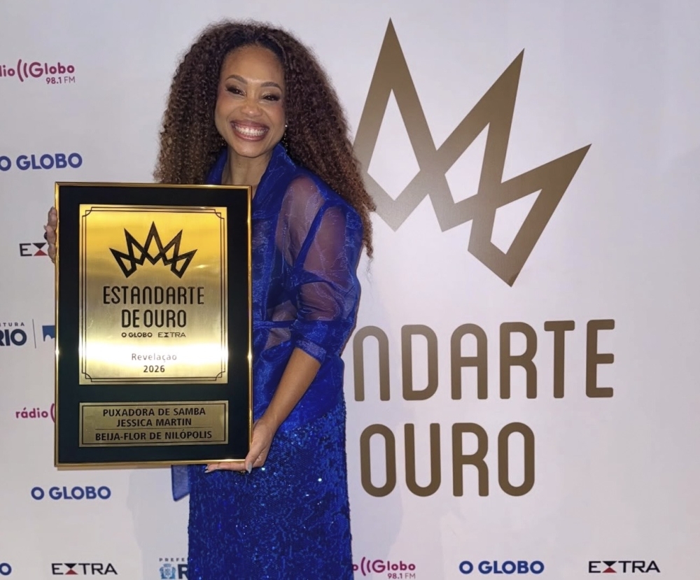 Jéssica Martin conquista Estandarte de Ouro como Revelação e reforça protagonismo feminino no samba