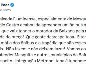 Paes vs Castro: Guerra do transporte deixa Baixada sem linha de BRT
