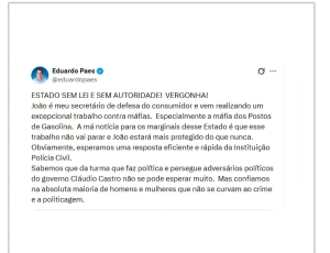 Um milhão de seguidores não protegem secretário de ataque à bala em São Gonçalo