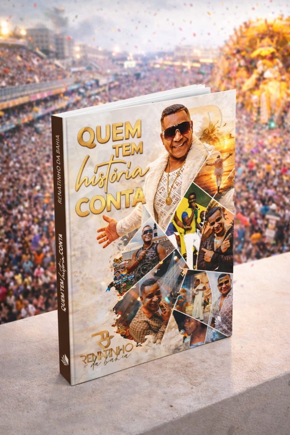 Renatinho da Bahia reúne multidão no Festival de Arembepe e lança autobiografia no palco Katita