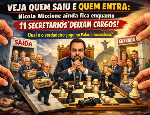VEJA QUEM SAIU E QUEM ENTRA: Nicola Miccione ainda fica enquanto 11 secretários deixam cargos: qual é o verdadeiro jogo no Palácio Guanabara?