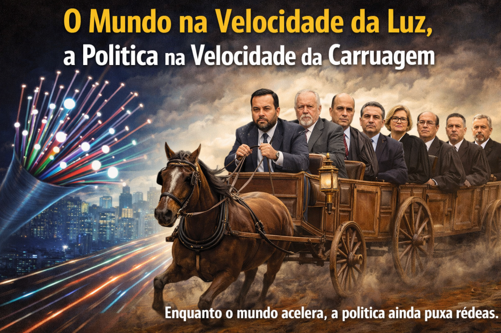 O Mundo na Velocidade da Luz, a Política na Velocidade da Carruagem