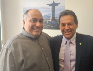 Deputado Ricardo Abrão é o grande defensor da gestão do Cristo Redentor.