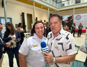 Comandante Renata Pereira abre espaços culturais da Marinha para eventos empresariais