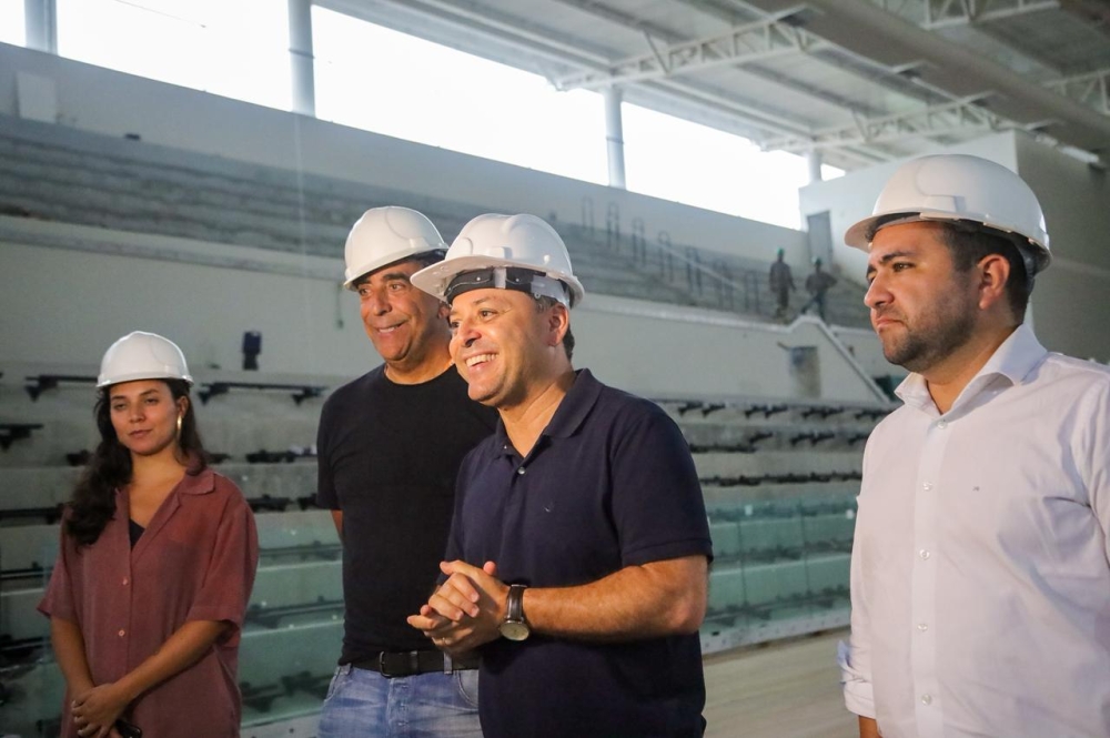 Obras da primeira arena indoor de Niterói avançam e local vai colocar a cidade no circuito internacional de eventos esportivos e grandes shows
