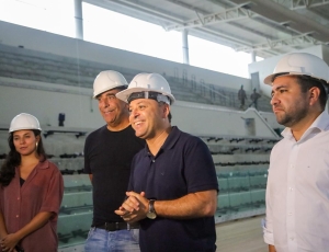 Obras da primeira arena indoor de Niterói avançam e local vai colocar a cidade no circuito internacional de eventos esportivos e grandes shows