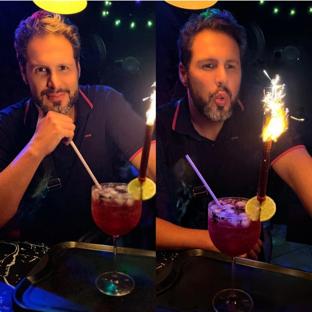 Bernardo Langlott comemora aniversário em Balada Gay no RJ: 