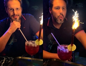Bernardo Langlott comemora aniversário em Balada Gay no RJ: 