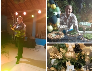 Luxo, emoção e grandes encontros marcam os 60 anos de Marco Aurélio em Minas Gerais.