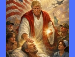Trump mostra imagem em que aparece como Jesus e ataca papa: ‘Péssimo em política externa’