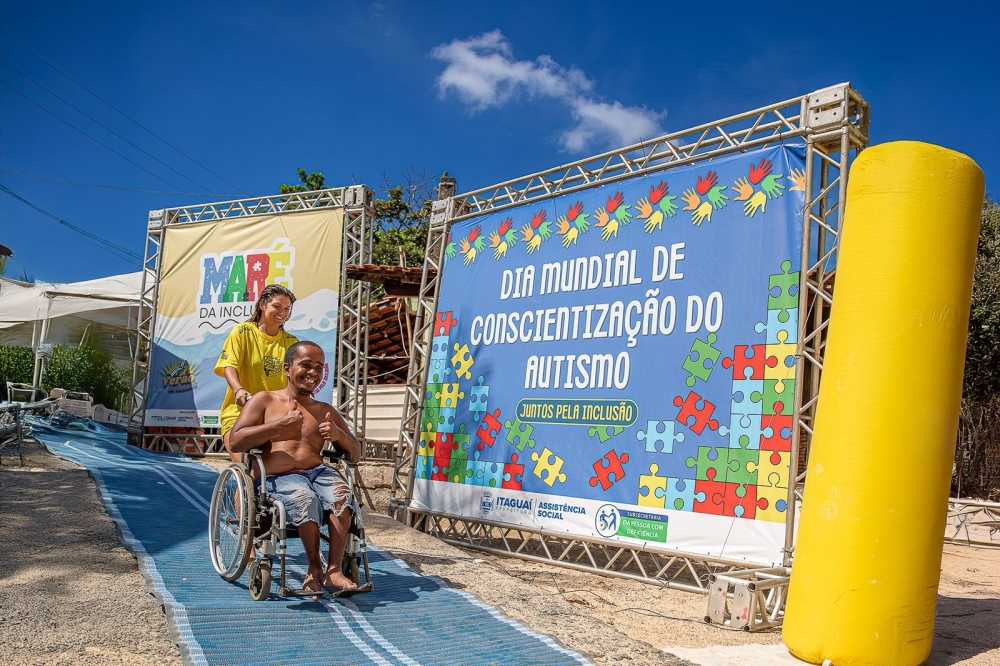Maré da Inclusão promove atividades adaptadas e reúne famílias em Itaguaí