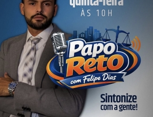 Felipe Dias fortalece debate público com o programa “Papo Reto” nas manhãs do Rio