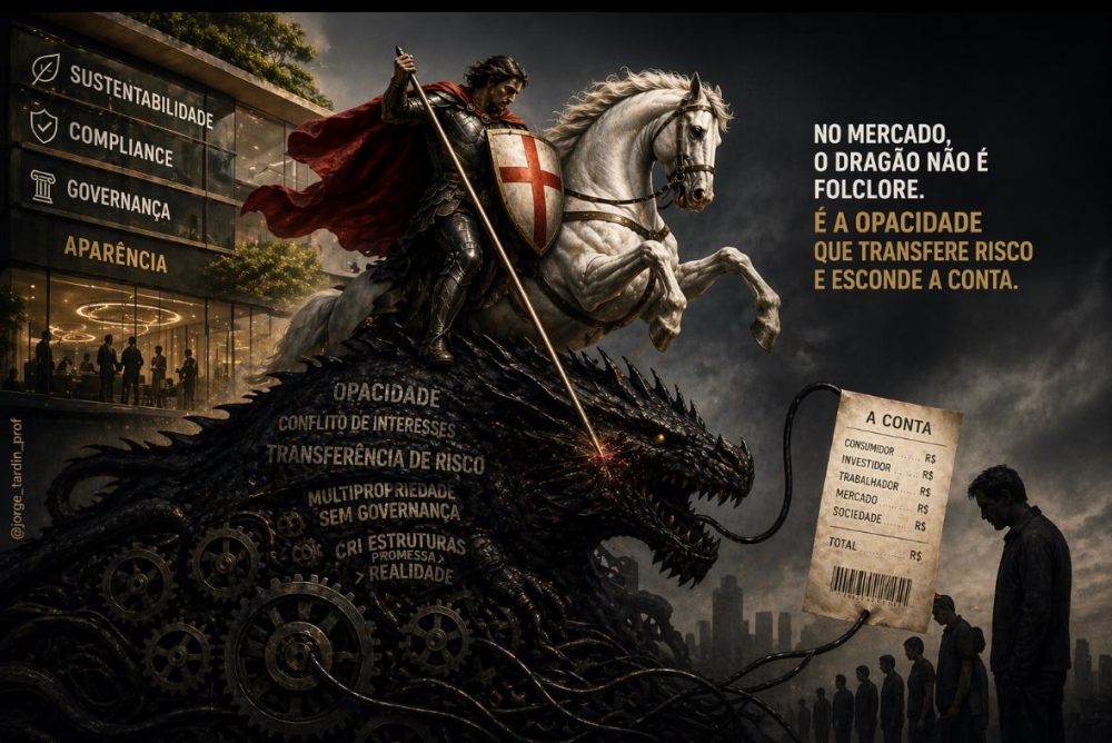 São Jorge, o dragão e o verniz corporativ