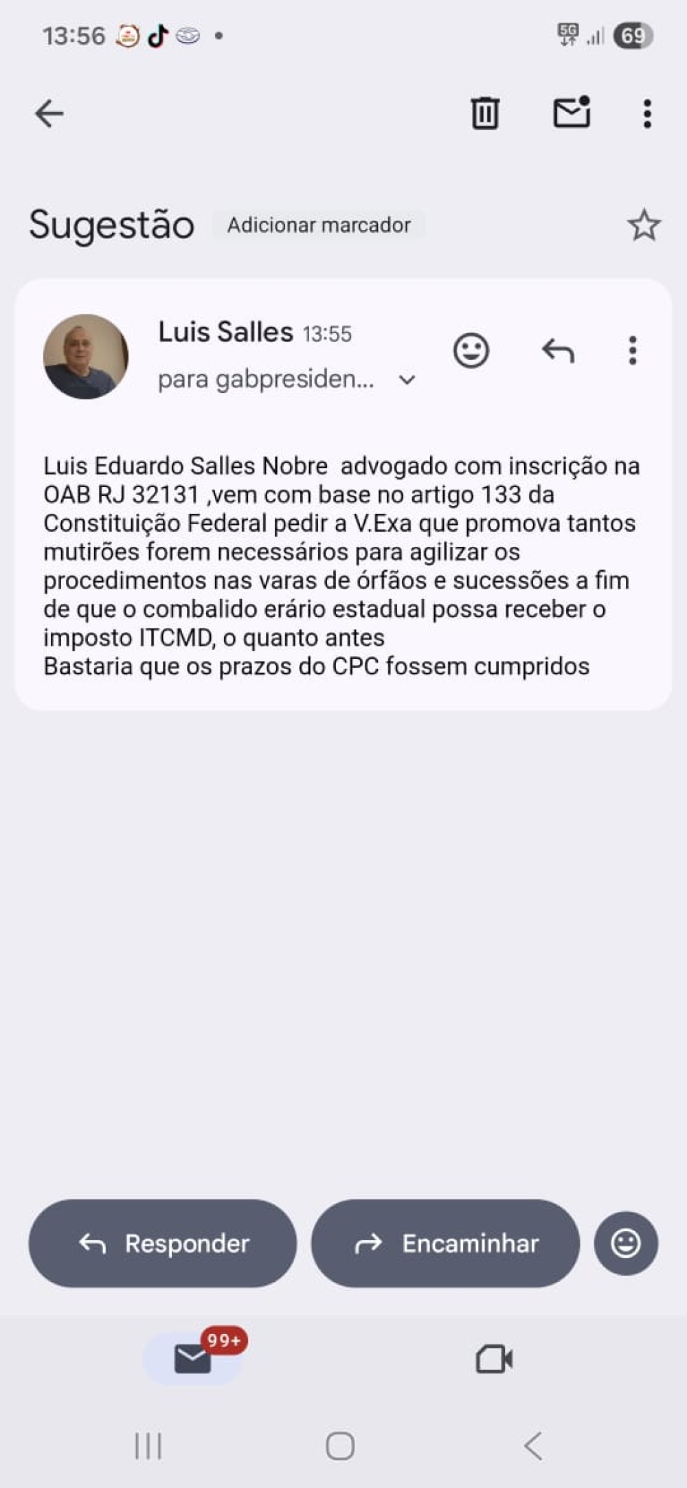 Advogados oficiam ao governador Ricardo Couto pedidos de providências referente à morosidade da justiça e a necessidade de Mutirões nas Varas de Sucessões