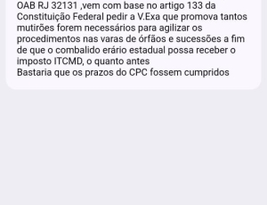 Advogados oficiam ao governador Ricardo Couto pedidos de providências referente à morosidade da justiça e a necessidade de Mutirões nas Varas de Sucessões