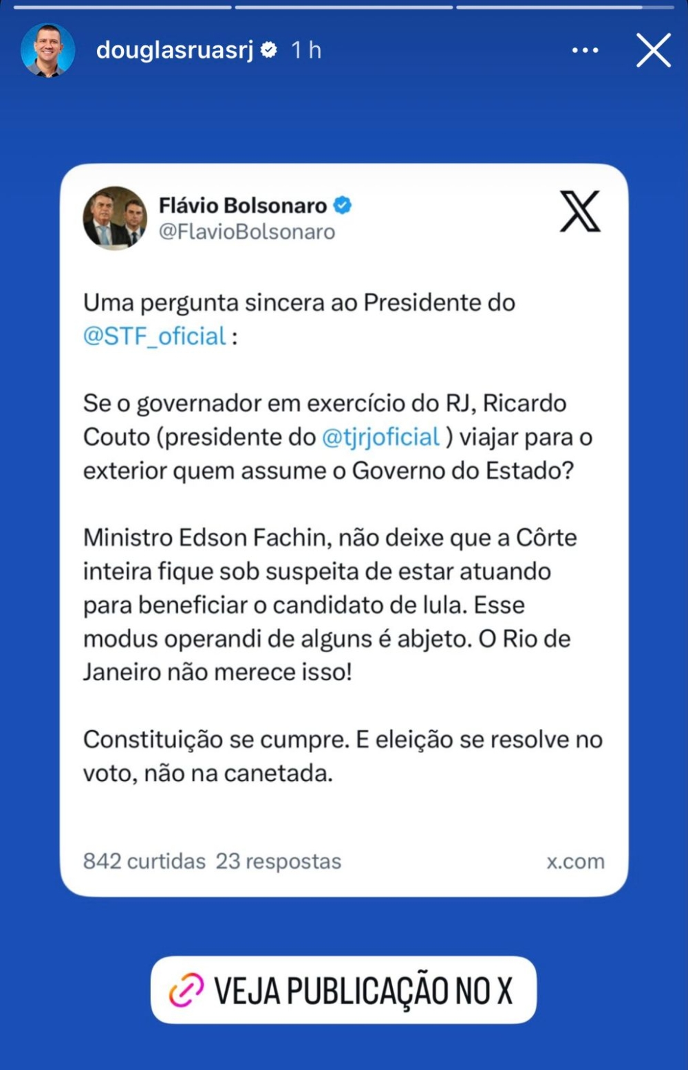 A Preocupação de Flávio Bolsonaro: Um Ponto Válido