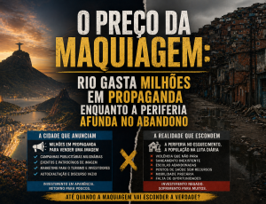 400 MILHÕES EM 2 ANOS É O PREÇO DA MAQUIAGEM DE PAES: MP investiga gastos recordes de publicidade no Rio em meio ao caos das periferias