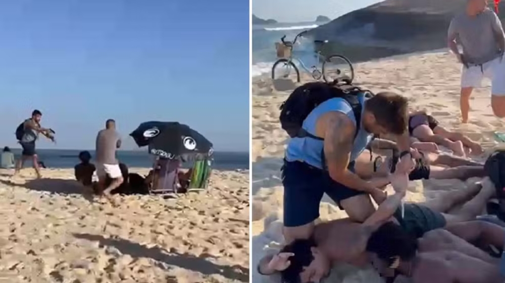 Homem apontado como traficante na Região dos Lagos foi preso em praia da Macumba, no Recreio dos Bandeirantes, no Rio 