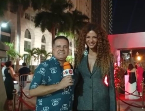 Gabriela Loran revela emoção e expectativas para Viviane na novela Três Graças durante première de O Diabo Veste Prada 2