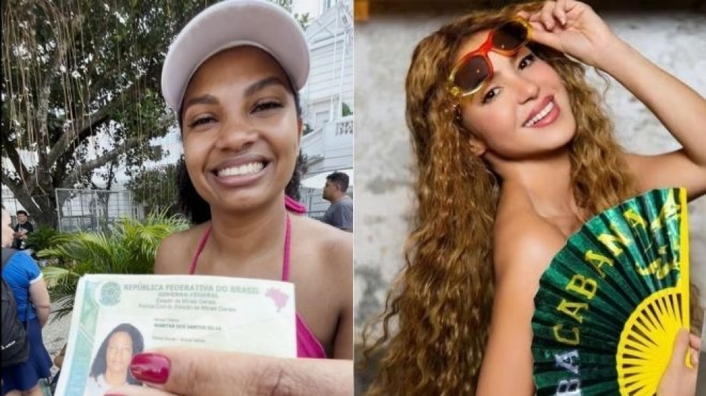 'Shakira brasileira': mineira ganha VIP por causa do nome e viraliza no Rio