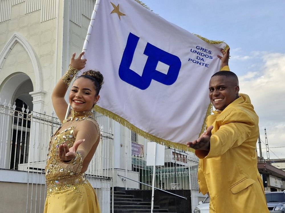 Unidos da Ponte anuncia Emerson Faustino e Joana Falcão como segundo casal para 2027