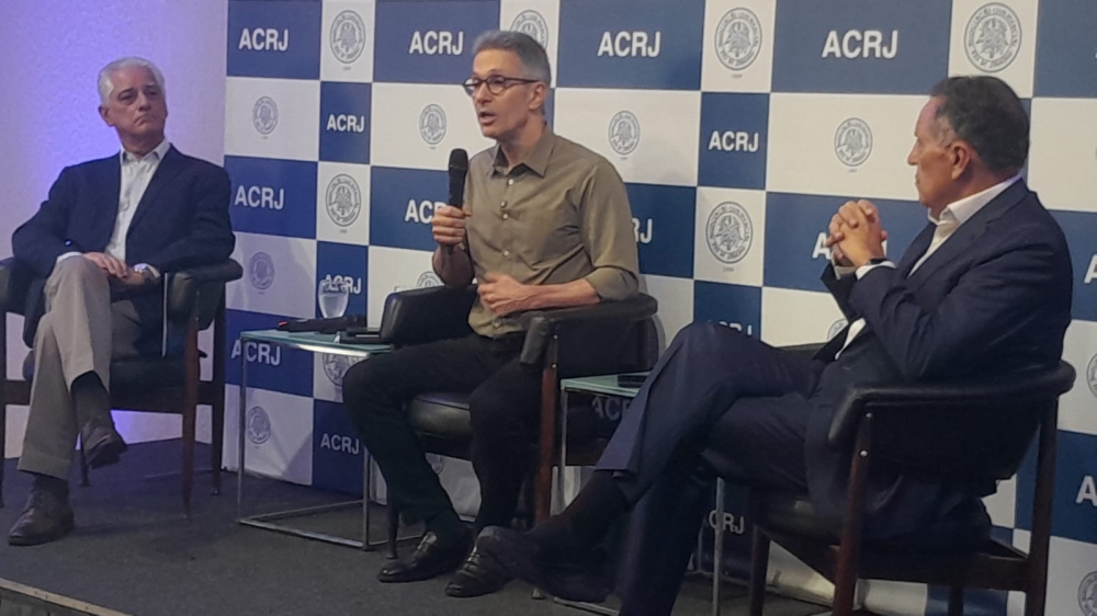 Partido Novo lança pré-candidatura de André Marinho ao governo do RJ ao lado de Romeu Zema e lideranças nacionais