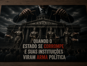 Quando o Estado se corrompe e suas instituições viram arma política