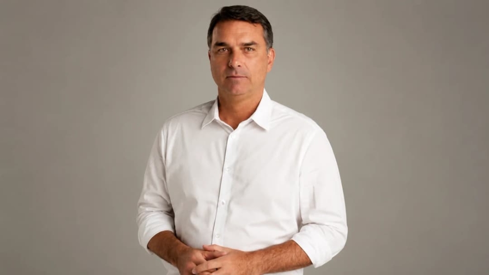 Flávio Bolsonaro faz vídeo defendendo a CPI do Banco Master após operação contra Ciro Nogueira