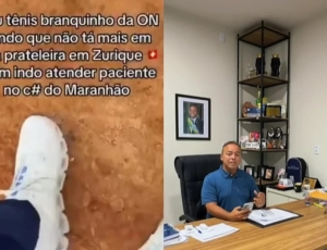 Estudante de Medicina debocha de unidade de saúde pública e prefeito rebate: ‘Baixo nível’
