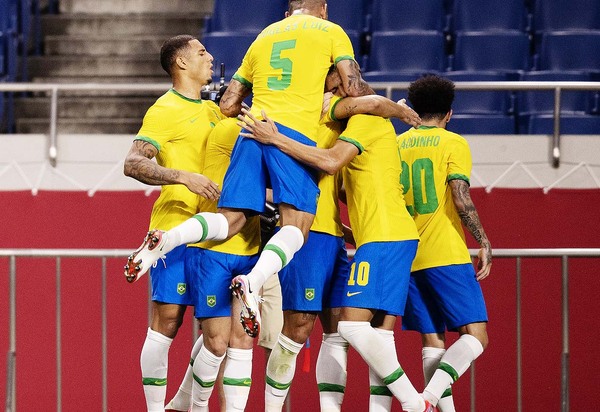 Brasil vence Egito e vai à semifinal do futebol masculino olímpico