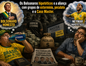 Os Bolsonaros hipotéticos e a aliança com grupos de extermínio, peculato e o Caso Master.