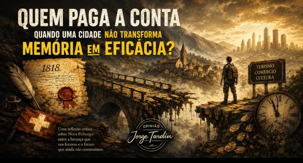 Quem paga a conta quando uma cidade tem a origem reconhecida, mas não a transforma em destino?