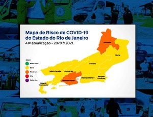 Mapa de Risco: estado mantém baixo risco de transmissão da Covid