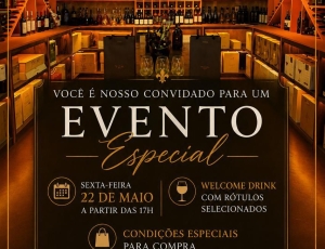 A Les Caves du Roy convida para um evento exclusivo, nesta sexta-feira (22), durante a Golden Hour, no cenário singular do MondoKhan,  em Búzios