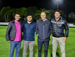 Tande Vieira acompanha teste da nova iluminação do Estádio do Trabalhador