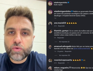 Wladimir Garotinho expõe crise na regulação oncológica e desafia governo Ricardo Couto