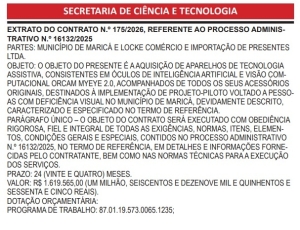 Maricá aposta em óculos biônicos: Prefeitura investe R$ 1,6 milhão em tecnologia assistiva e mostra que 'o que os olhos não veem, a inteligência artificial descobre